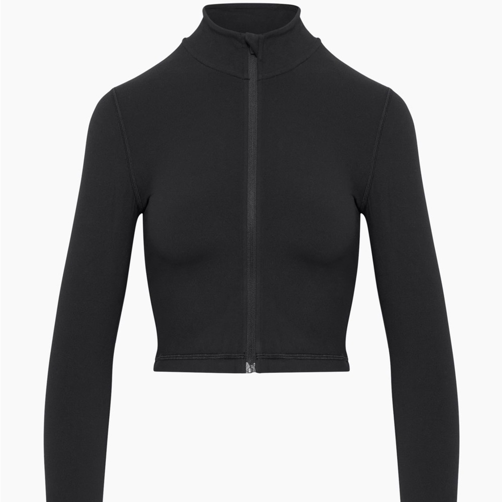 Aritzia TNAction Zip Up Black
